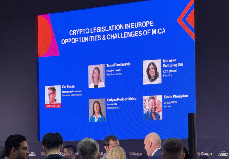 Crypto legislation Europe panel at SiGMA 2024